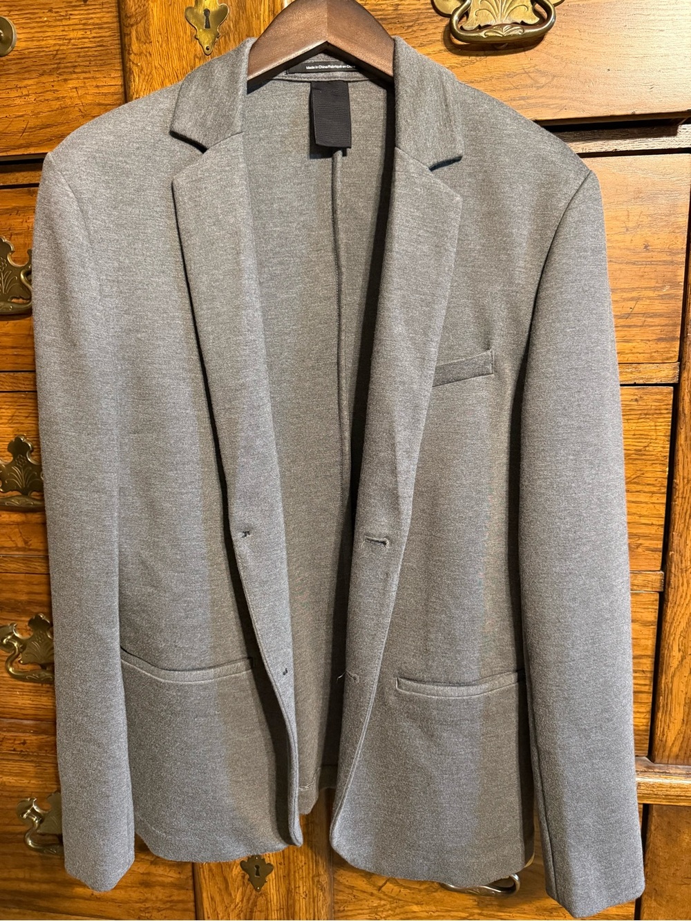 H&M Gray Men's Knit Blazer